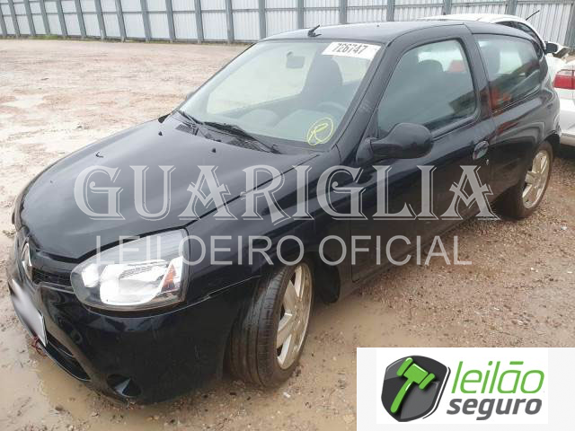 LOTE 010 RENAULT/CLIO AUTENTIQUE 1.0 16V HI-POWER 2015