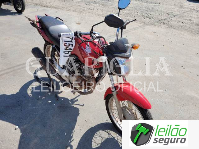 LOTE 009 HONDA CG 160 START 2017