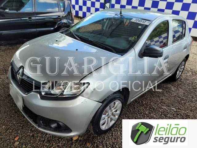 LOTE 009  RENAULT/SANDERO AUTENTIQUE 1.0 16V HI-POWER 2016